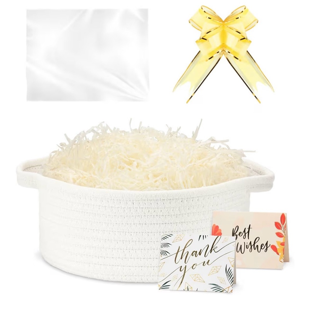 White Woven Basket